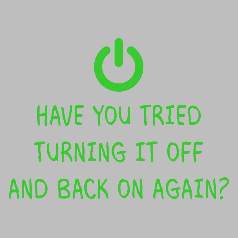 Turning it off Programming Informatik Geschenk