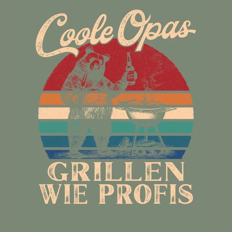 Cool Mpapas Grillades Rétro Papy