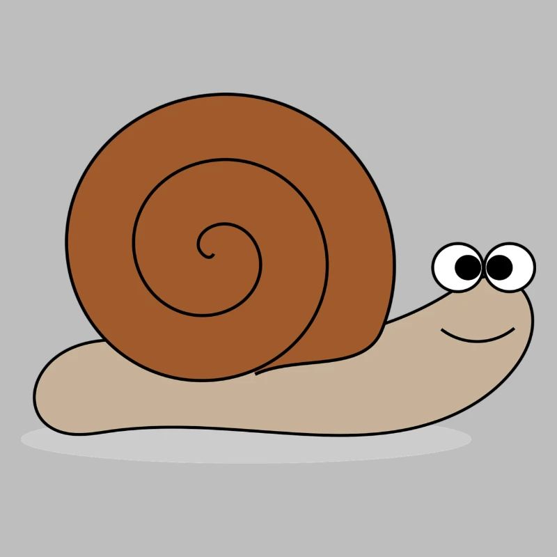 Brown escargot