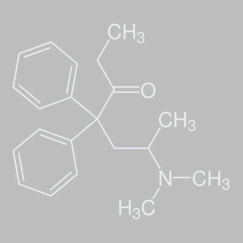 Formule structurelle à la méthadone