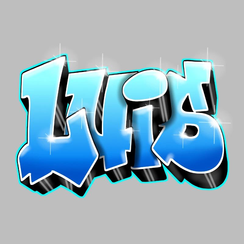 Luis Graffiti Name Printable on Everything