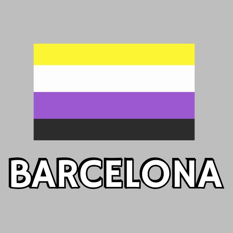 Non binary Pride Flag Barcelona