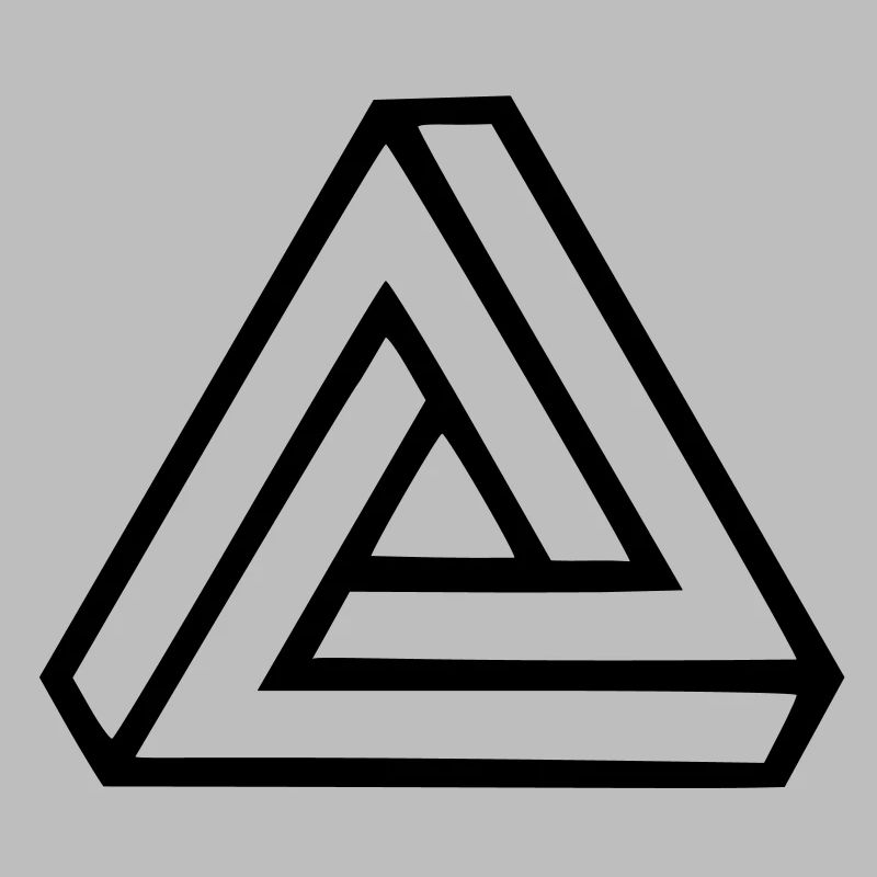 Triangle Visual Illusion