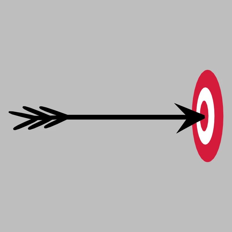 tir à l'arc centre de la cible hit arrow bo