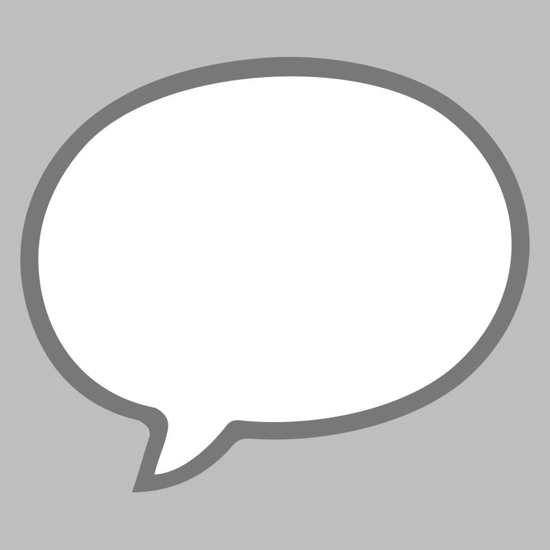 Comic design speech bubble