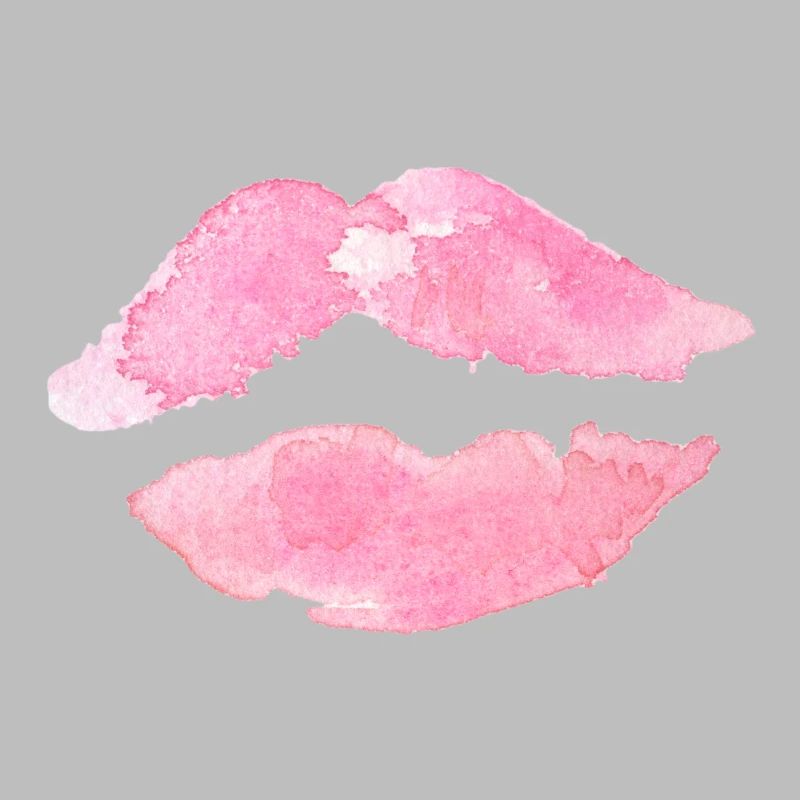 Bouche Lèvres Rose Baiser Idée Cadeau