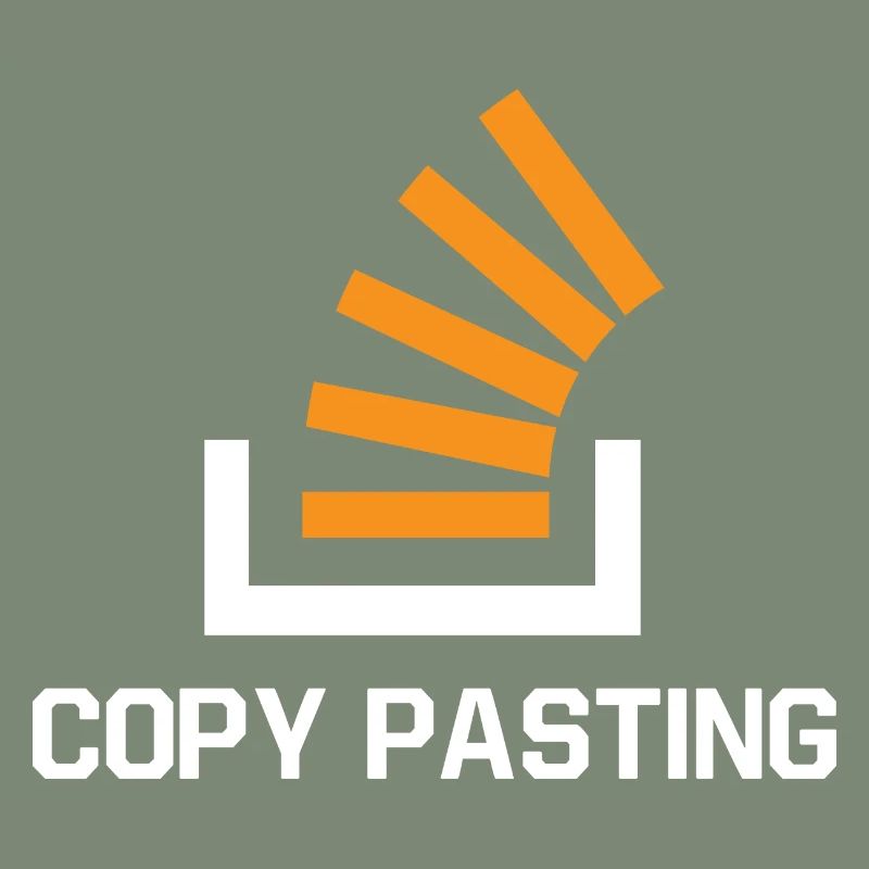 Copy Pasting Programming Coder Software Developer