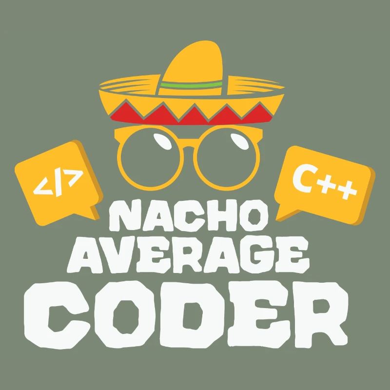Nacho Codeur Moyen Codage Taco Programmeur Mexicain