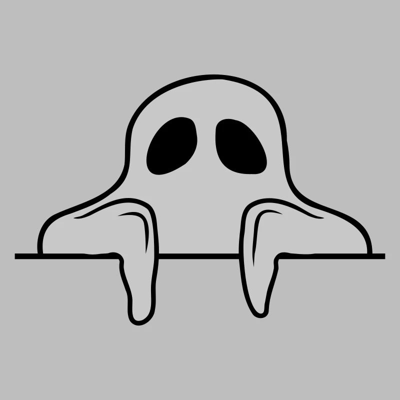 Ghost Behind Wall Comic