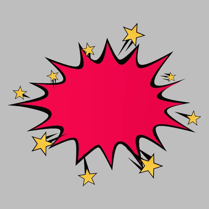 bubble explosion star eclate drawing