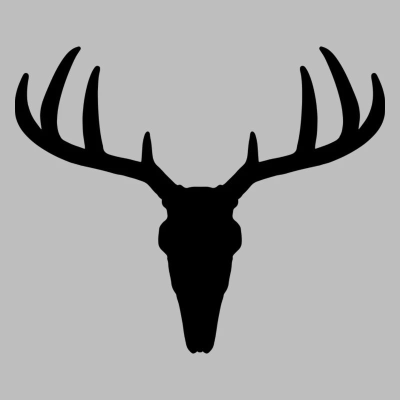 Deer Antler Silhouette