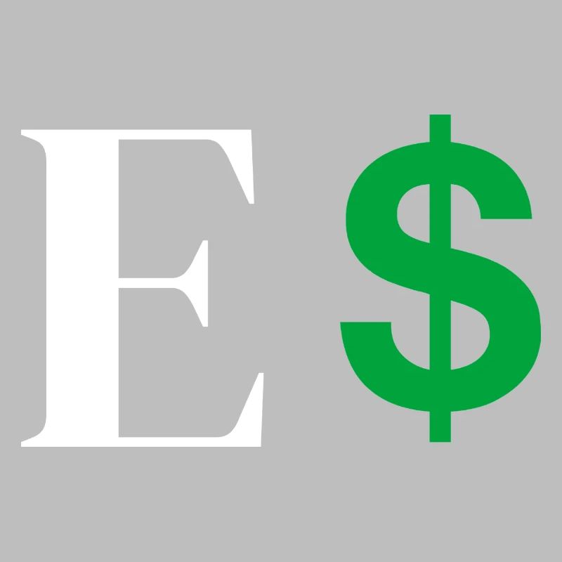 Letter E Dollar