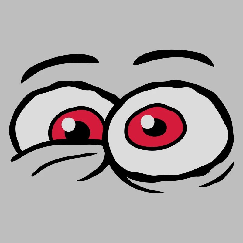 Comic Augen verrücktes Design
