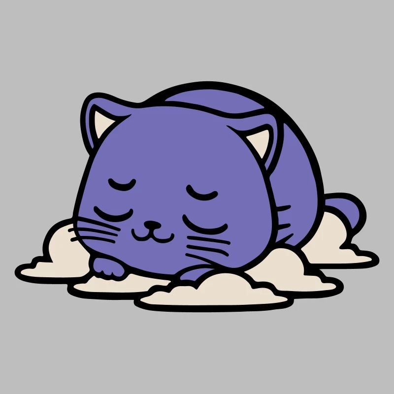 bébé chat qui dort
