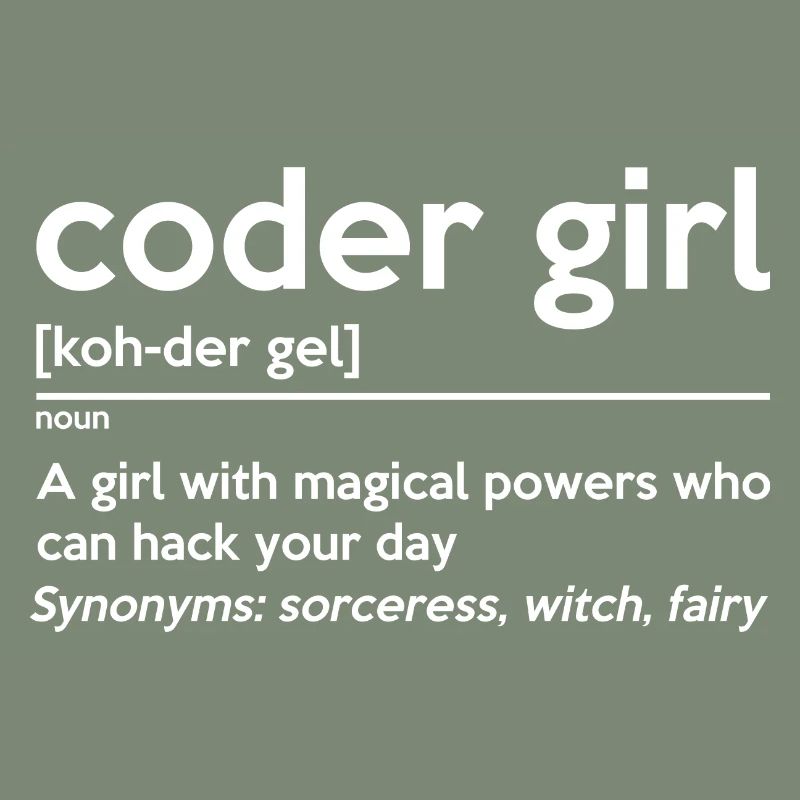 Coding Girl Definition Noun Software Developer Pro