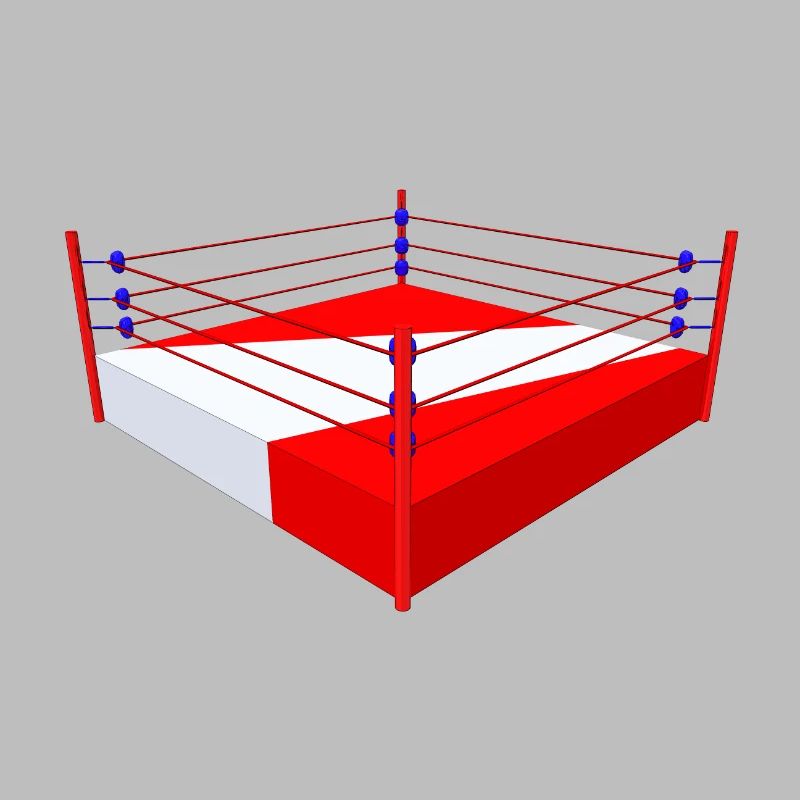 Ring de boxe, boxe, boxe