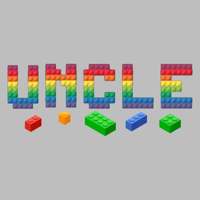 Famille de blocs de briques de construction Uncle Master Builder