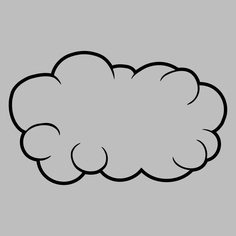 Speech Bubble Cloud Design