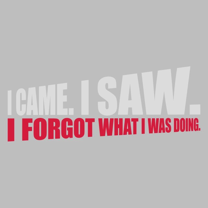 I came saw forget