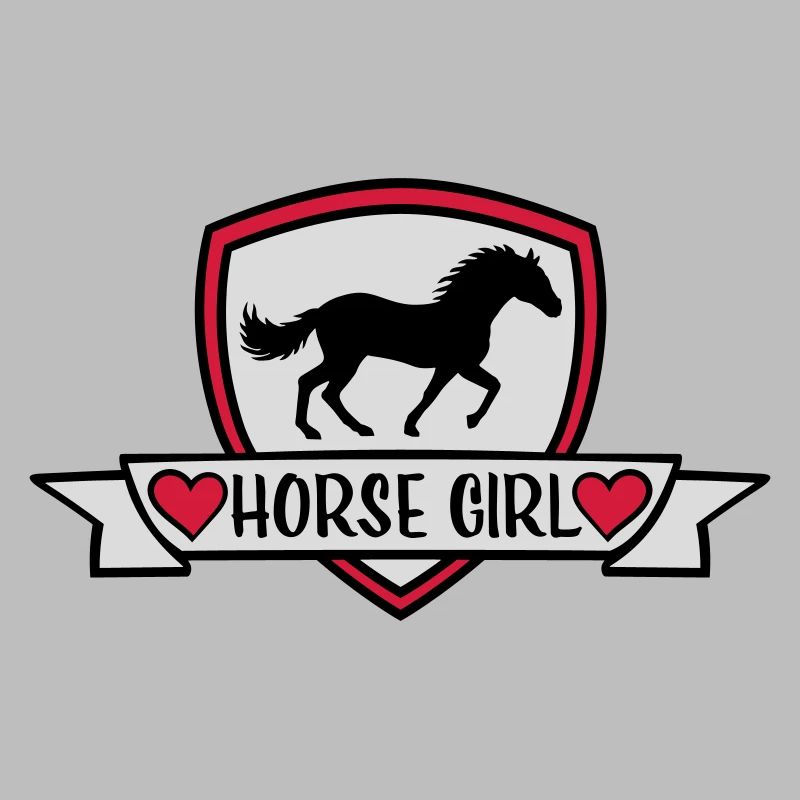 Conception de citation de fille de cheval