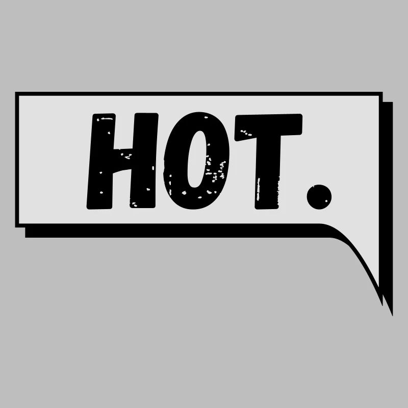 Comic Sprechblase Hot