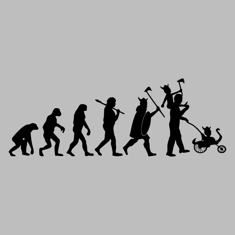 evolution daddy viking