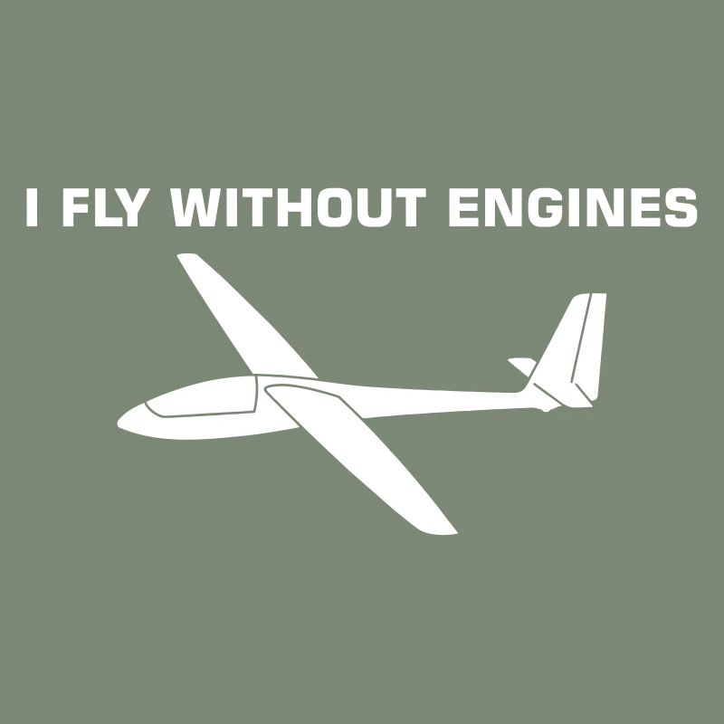 Glide without engine saying glider pilot pilot