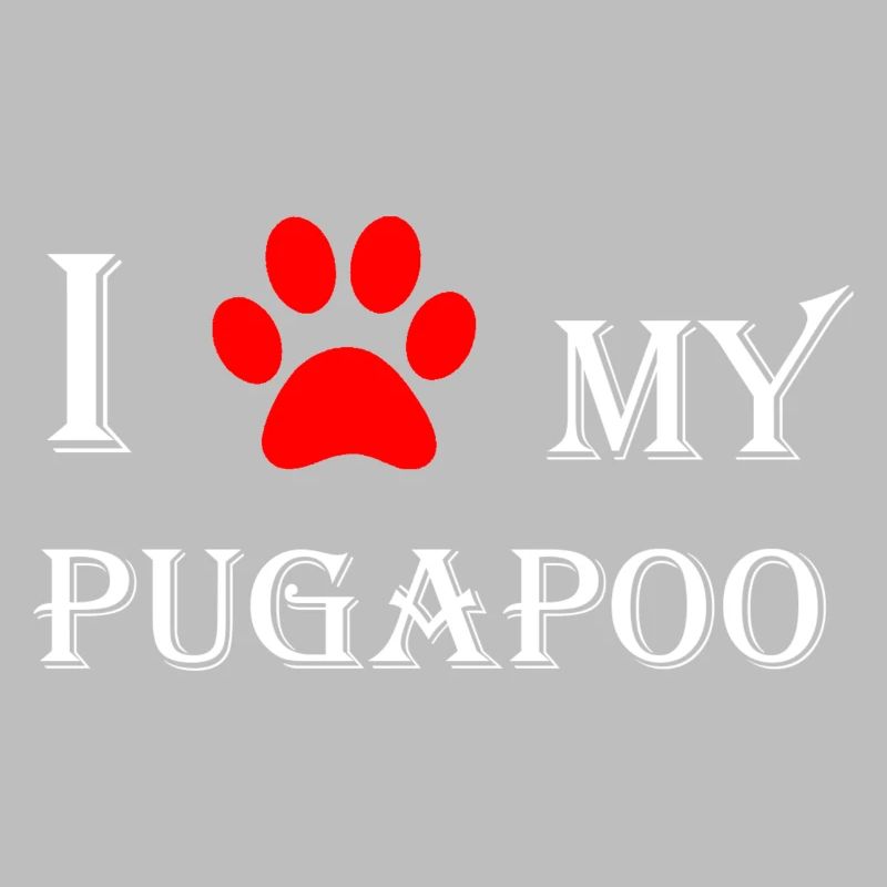 I love my Pugapoo I Pudel Mops Mix
