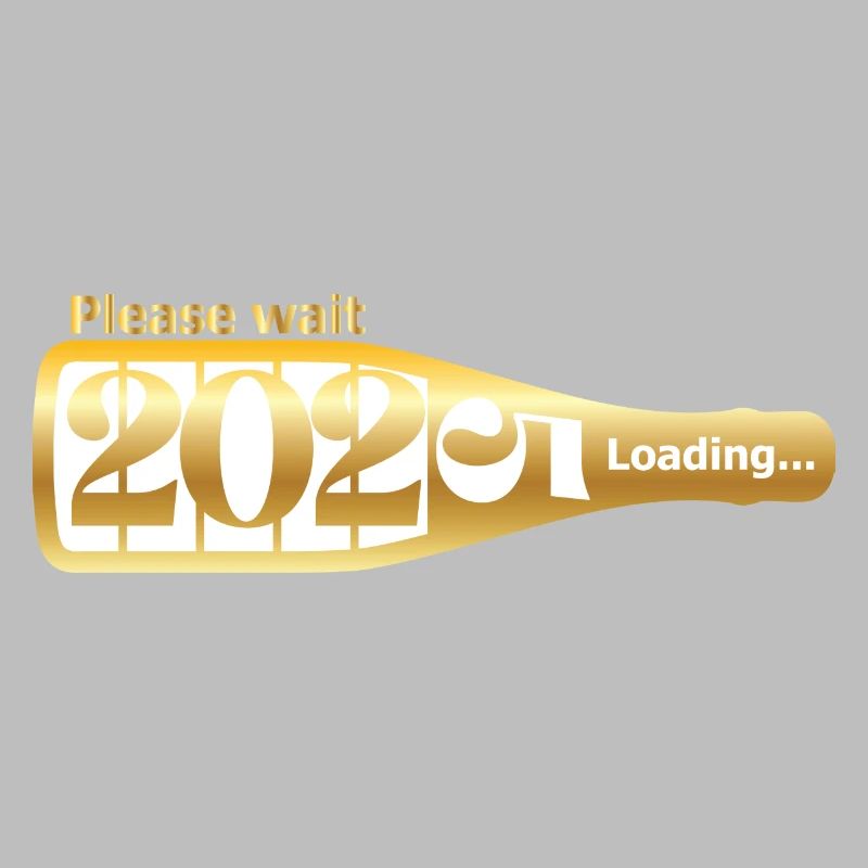 Please Wait 2025 Loading Witziges Silvester Design