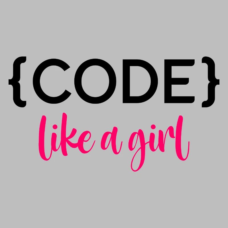 Code Like A Girl Programming Coder Computer Geek D