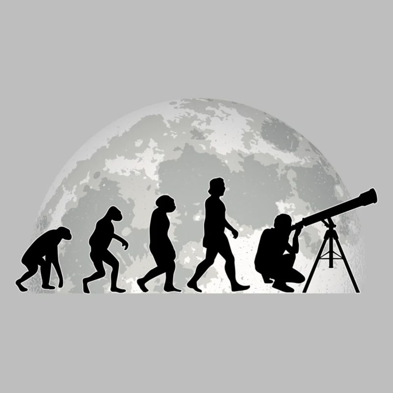 Astronomie Evolution Lune, astronomique