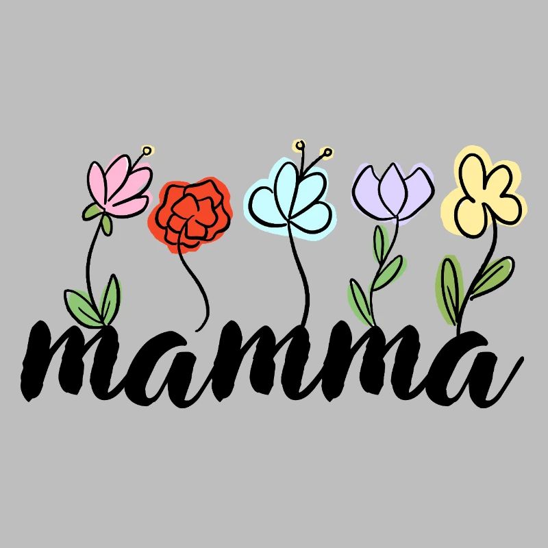 Mamma - Blumen Muttertag Mutter