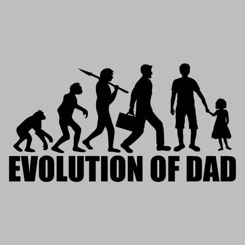 text evolution of dad papa vater und tochter vater