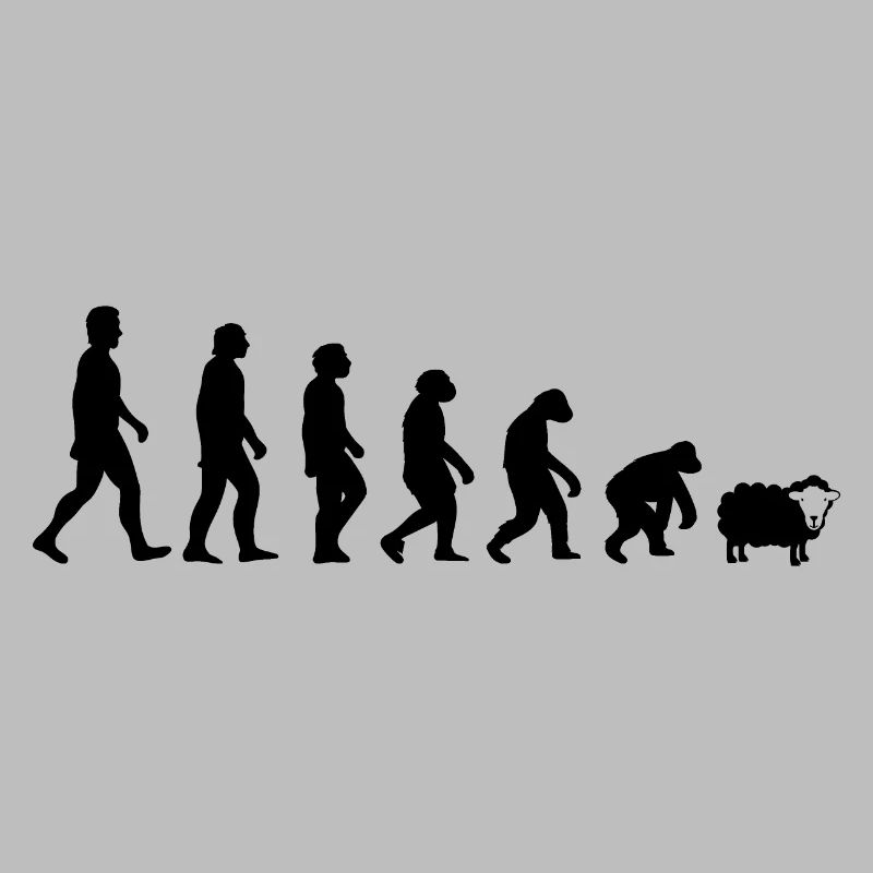 ÉVOLUTION DRÔLE DE L'HUMANITÉ DARWIN
