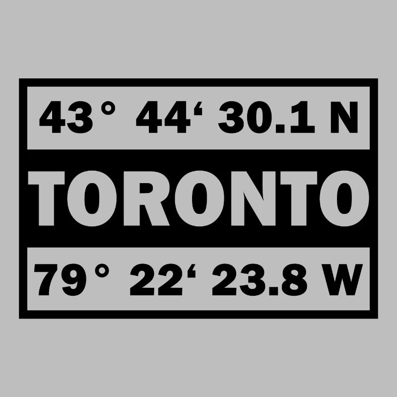 Toronto coordinates City Canada Toronto