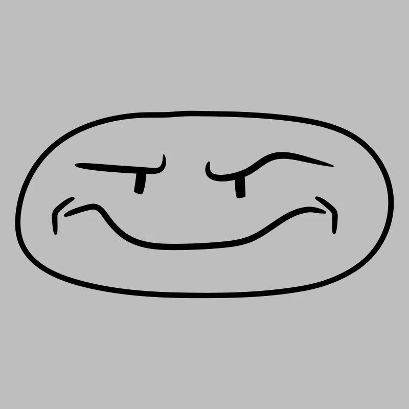 head funny face monster skeptical cool comic