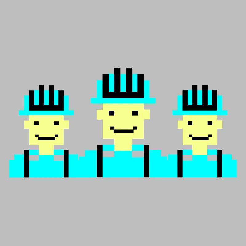 Construction Worker Pixel 02