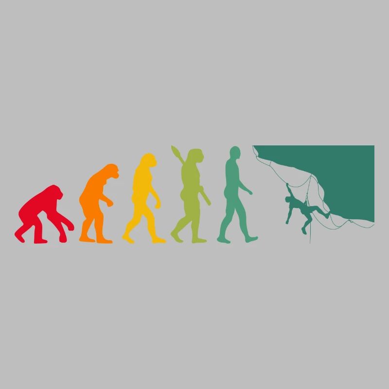 Evolution Graphic Climbing Climber Bouldering Boul