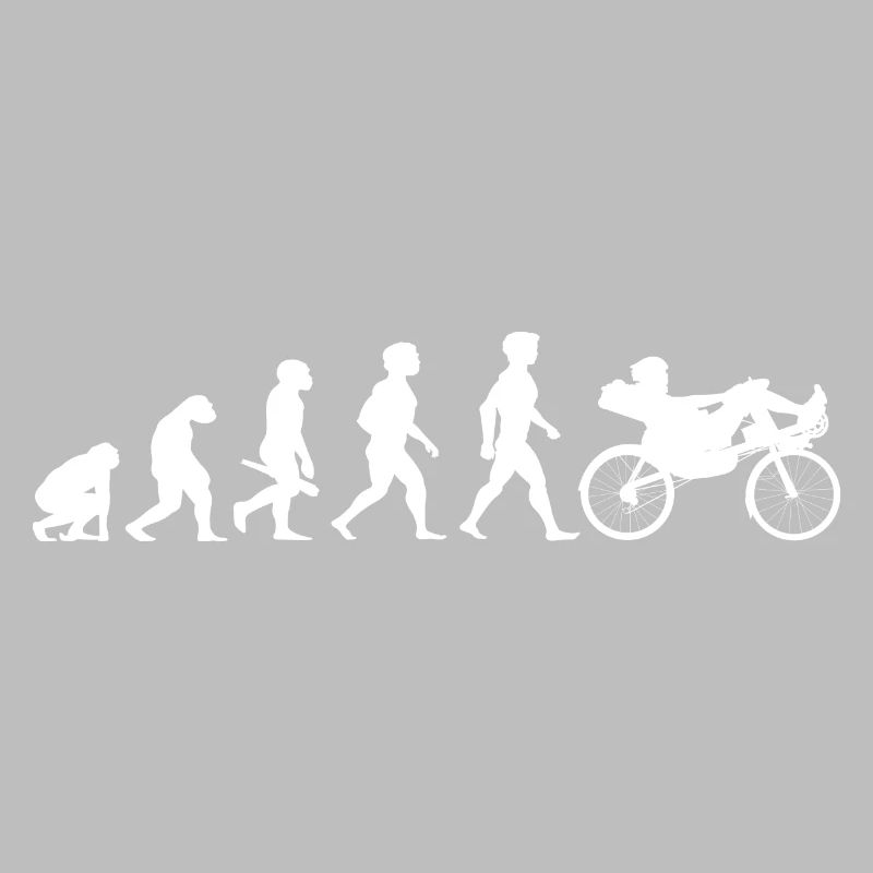 Evolution couché vélo couché cyclisme vélo