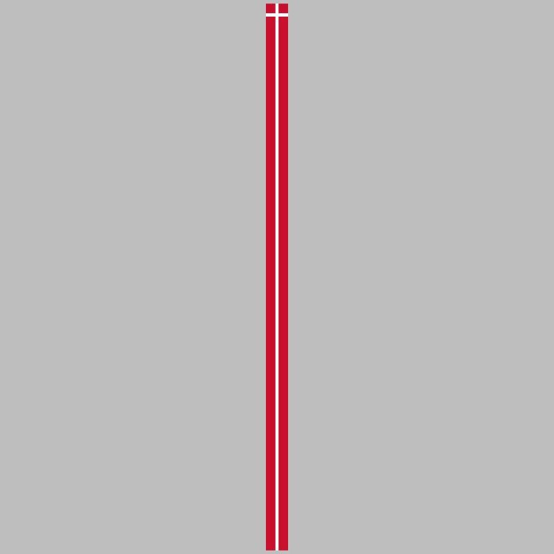Rayures de style drapeau du Danemark
