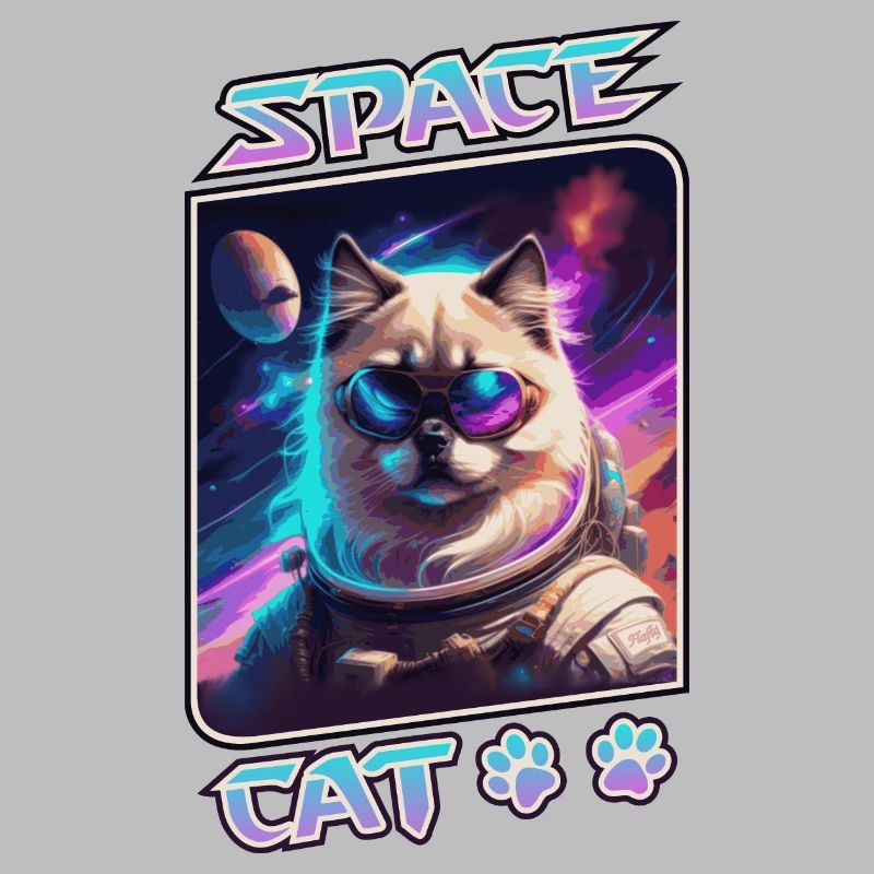 Chat de l'espace - sacré de Birmanie