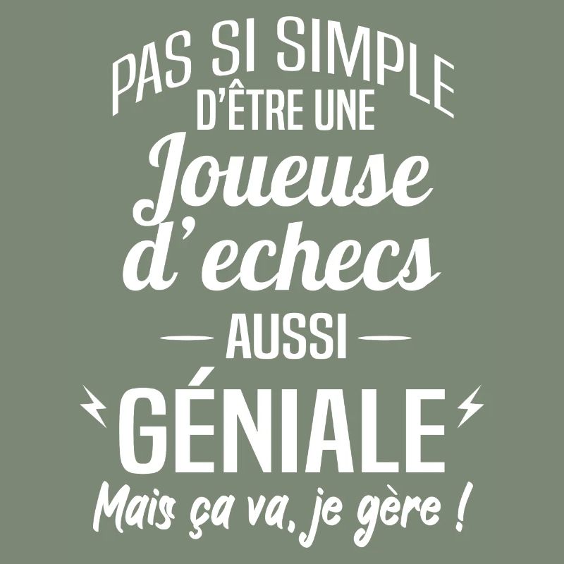 Joueuse d'echecs