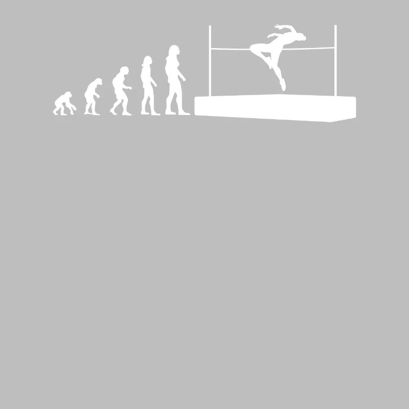 Cadeau d’athlète de saut en hauteur Evolution