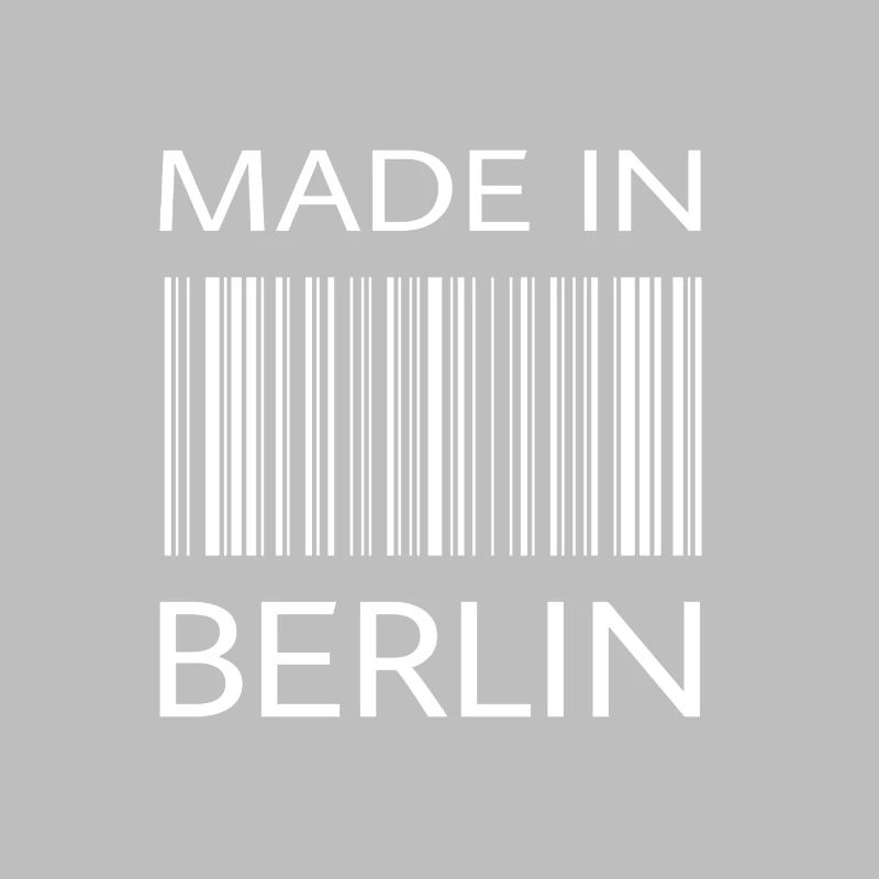 Made in Berlin Barcode | Hauptsadt Geschenk