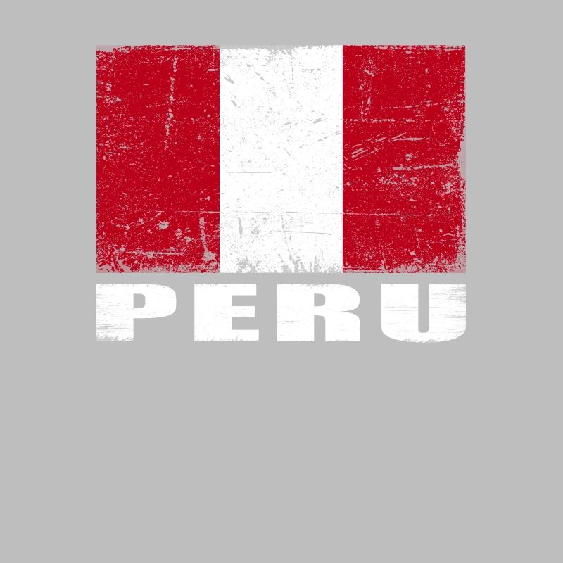Drapeau du Pérou Grunge Drapeau du Pérou