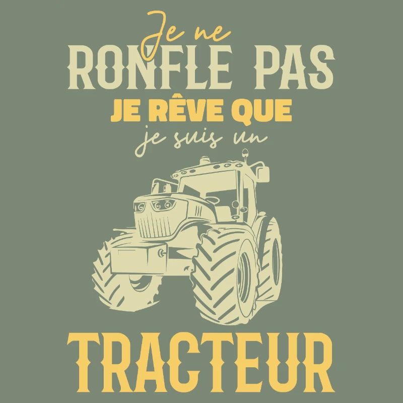 Ich schnarche nicht, ich träume, dass ich ein Traktor bin
