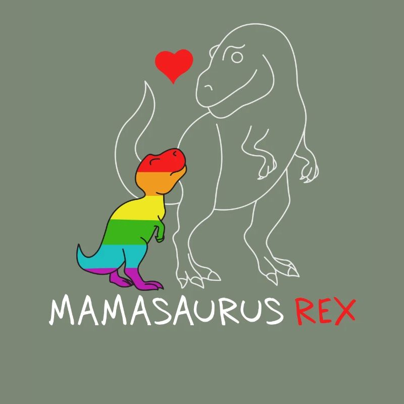 Mamasaurus Rex | Mutter | Neue Mama Regenbogen queer