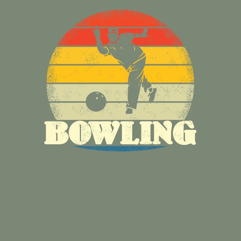 Accessoires de bowling avec motif bowling