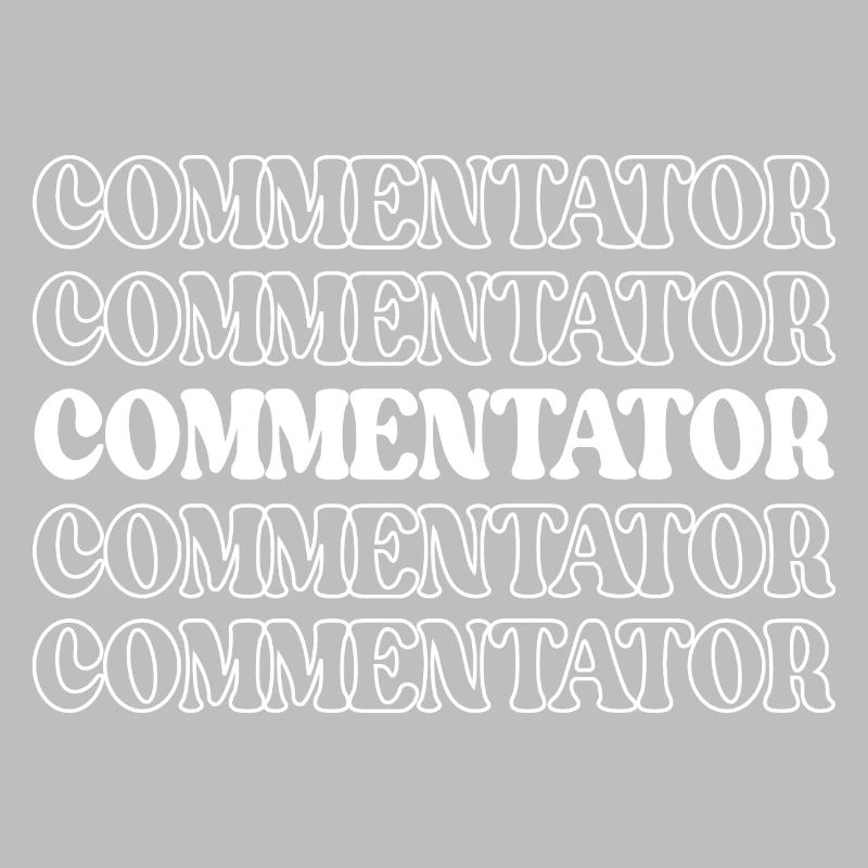 Commentateur Animateur Annonceur Diffuseur