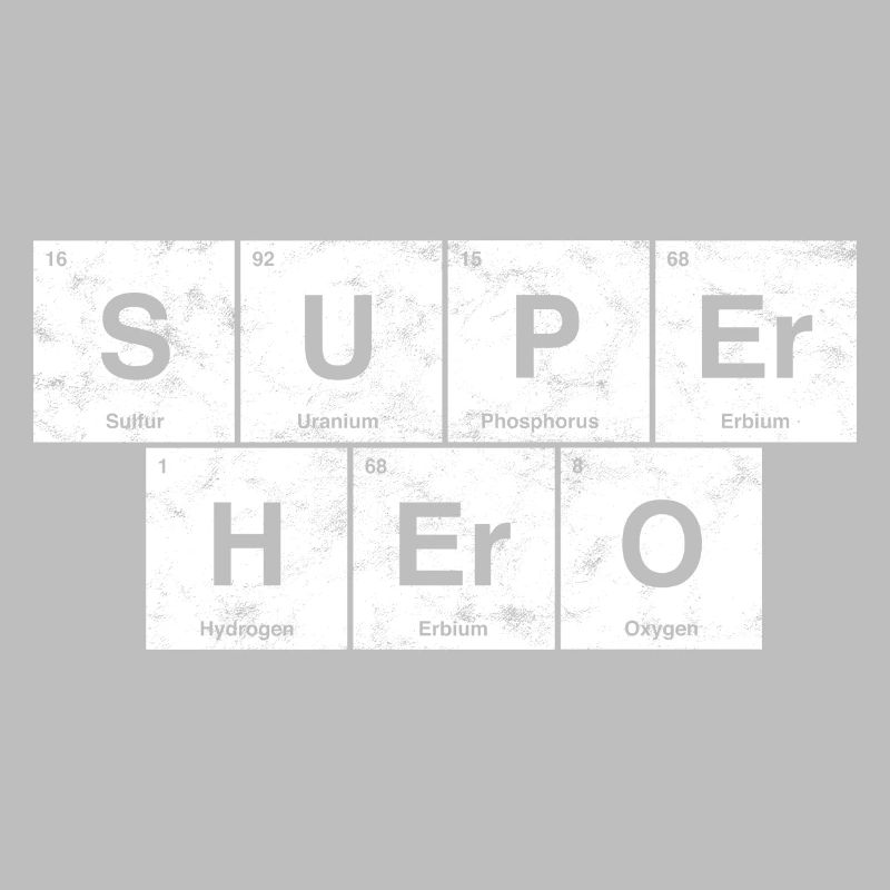 Nerdiger Superheld! Periodensystem der Elemente